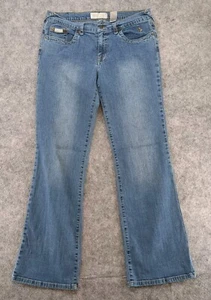 Baby Phat Womens Jeans Size 11 Medium Wash Distressed Stretch - Picture 1 of 21