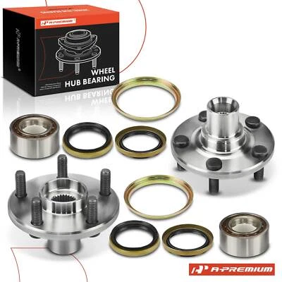 Conjunto de buje de cojinete de 2 ruedas delantero derecho y derecho A-Premium para Toyota Camry 1983-1991 Foto 1 de 4