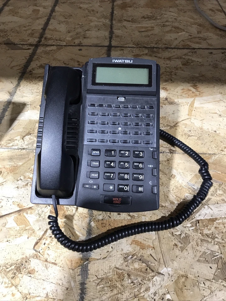 Iwatsu IX 12KTD 3 Adix Phone 12 Button Warranty Omega Display Black Tested - Изображение 1 из 2