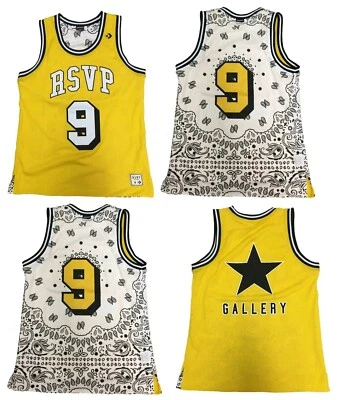 Camiseta deportiva de baloncesto reversible Converse X RSVP Gallery LA PACK RARA para hombre MEDIANA M Foto 1 de 4