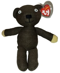 Juguete de peluche Ty Beanie Baby - MR BEAN'S TEDDY BEAR (exclusivo del Reino Unido) MWMTs - Imagen 1 de 8