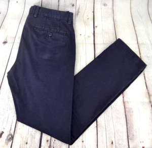 JACK SPADE New York Men's Flat Front Chino Pants SIZE 32/32 Navy Blue - Imagen 1 de 6