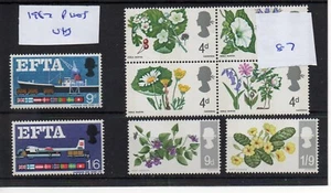 GB - Commems - 1967 - (PH87) EFTA y Flora - Juegos - Fósforo - sin montar como nuevo - Imagen 1 de 1