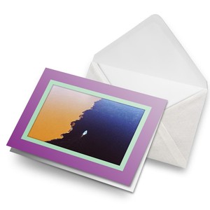 Greeting Card Photo Insert Water Meeting Amazon River Brazil