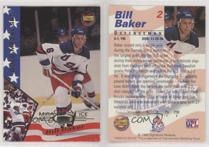 1995 Signature Rookies Miracle on Ice 1980 Gold Medal Set Bill Baker #2