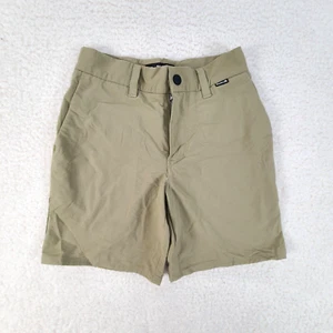 Hurley Shorts Boys 22 Beige Chinos Khaki Outdoors Casual Comfort Dress Preppy - Picture 1 of 9