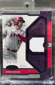 2024 Topps Certified Tier One Patch Baseball Card Shohei Ohtani 36/149 GAME USED - Picture 1 of 2