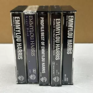 EmmyLou Harris Cassette Lot of 5 Elite Hotel, Best of, Angel Band - Picture 1 of 16