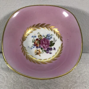 Limoges of France Pink Pedestal Candy Dish - Picture 1 of 6