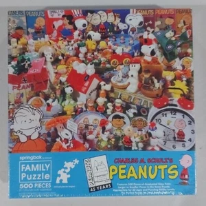 Springbok 500 piece jigsaw puzzle NIB "Peanuts 45 Years" -  RARE - Picture 1 of 3