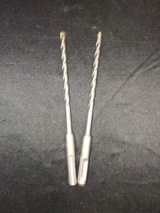Qty 2 SDS Rotary Hammer Drill Bits 1/4" x 6 1/4" fit Hilti Bosch DeWalt Mikita - Picture 1 of 1