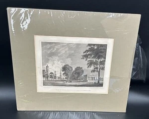 ThriftCHI ~ Yale College & State House neuer Hafen, CT Kunst ätzen JA Davis NY - Bild 1 von 6