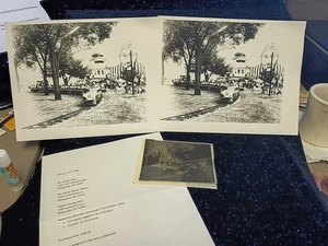 Riverview Amusement Park Illinois Original Negative & 2 Printed 8"x"10 Photos - Picture 1 of 4