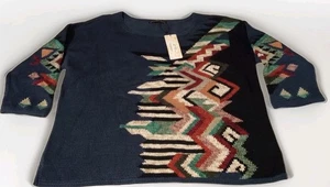 Peruvian Connection marrakesh sweater XL Pima Soft Cotton Blend. - Picture 1 of 6