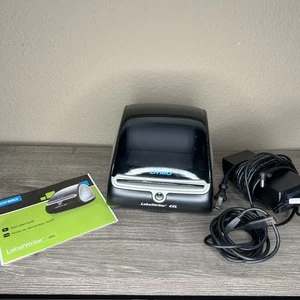 Impresora de etiquetas Dymo LabelWriter 4XL negra 1738542 fuente de alimentación cable USB PROBADO - Imagen 1 de 4