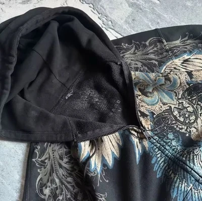 Sudadera con capucha Harajuku Lovers Y2K. Foto 1 de 4