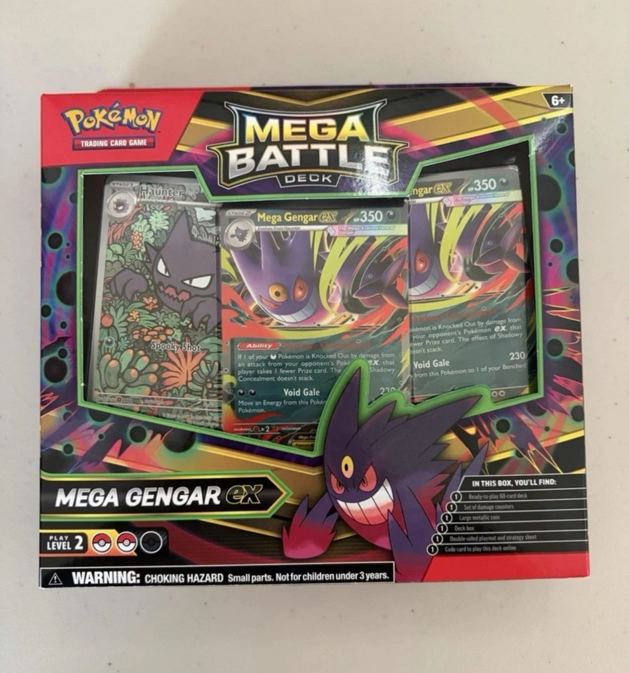Pokemon TCG Mega Battle Deck Mega Gengar Ex Factory Sealed Brand New Sealed - Image 1 of 1