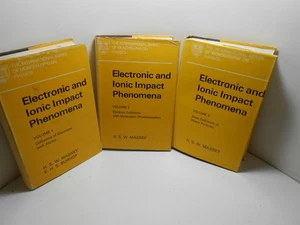 ELECTRONIC AND IONIC IMPACT PHENOMENA Massey/Burshop Volume 1/2/3 Physics BOOKS - Picture 1 of 1