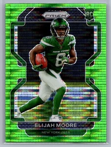 2021 Panini Prizm #346 Elijah Moore Neon Green Pulsar - Picture 1 of 2