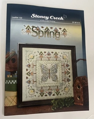 FREE SHIP! Stoney Creek Collection Leaflet 122 "Spring" Cross Stitch Pattern - Image 1 of 3