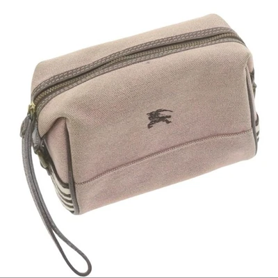 Burberry Pink Wristlet Cosmetic Pouch Bag - Image 1 of 4