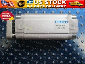 NEW FESTO COMPACT PNEUMATIC CYLINDER ADVUL-25-50-P-A 156873 - Picture 1 of 5