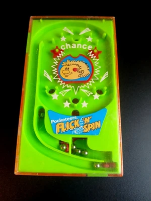 Flick n Spin aka Pachinko Pocketeers Tomy Pocket Game Handheld Game Works - Image 1 of 4