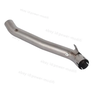 60MM For Suzuki GSXR1000 2009-2011 Slip On Motorcycle Exhaust Tips Mid Link Pipe - Picture 1 of 6