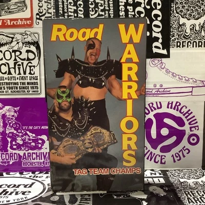 Road Warriors Tag Team Champs VHS Animal Hawk Ellering AWA Legion of Doom LOD - Image 1 of 4