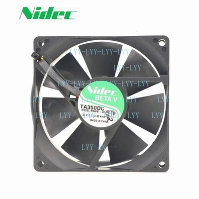 Nidec TA350DC M34691-33 Axial Fan DC24V 0.33A 92x92x25mm 3Wire Case /Chassis Fan - Image 1 of 2