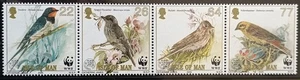 TIMBRE STAMP 4 ILE DE MAN Y&T#899-902 OISEAU BIRD NEUF**/MNH-MINT 2000 ~F42 - Picture 1 of 1