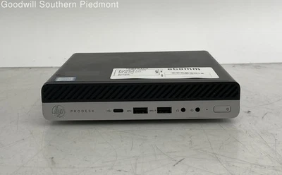 HP ProDesk 600 G3 Mini PC Intel Core i3-6100T 3.20GHz 8GB RAM 500GB HDD Win 10 - Image 1 of 4