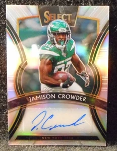 2019 Jamison Crowder Select Silver Prizm AUTO...../99.....Jets / Commanders - Bild 1 von 2