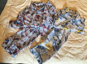 2 Pottery Barn Kids (PBK) Marvel Spider Man and Batman pajamas/PJs. Size 8. - Picture 1 of 3