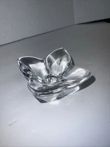 Orrefors Lotus in klar, Votivkerzenhalter Bleikristall - Bild 1 von 6