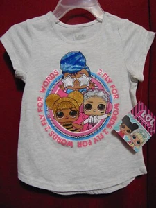 Girls Size 5/6 LOL SURPRISE To Fly For Words! Short Sleeve Tee Happy Threads NWT - Picture 1 of 6