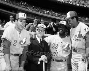 MLB Montreal Expos 1st Game Shea Stadium Bateman Grant Wills 8 X 10 Photo Pic - Picture 1 of 1