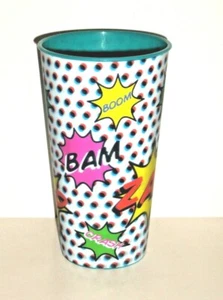 Batman Cómic Palabras de Acción Bam Boom Zap Taza de Plástico Lenticular - Imagen 1 de 6