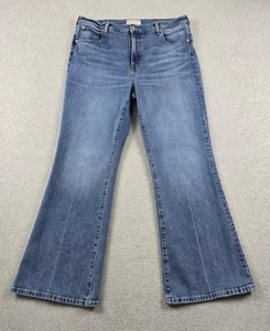 Everlane Schlagjeans Damen 33 High Rise Stretch 5 Pocket Medium Wash Denim - Bild 1 von 15