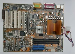 DFI NB72 Socket 478 AGP retro płyta główna + Pentium IV 2,0 GHz + 128 MB RAM - Zdjęcie 1 z 4