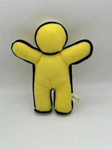 Vintage AOL Yellow Man Plush Character America Online  BD&A  Brand AIM 8" - Picture 1 of 12