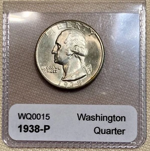 Exceptional  BU 1938 P Washington Quarter - Excellent BU Condition - Picture 1 of 5