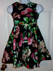 Kate Kasin Girls Sleeveless Vintage Floral Print Swing Party Dress 6-7 NWT
