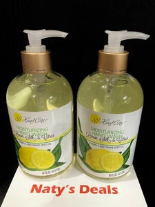 SJ HandCare Moisturizing Hand Wash Lemon Silk & Citrus (Lot of 2) 16 0z Each - Picture 1 of 2
