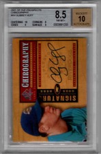 Aubrey Huff 2001 SP Top Prospects Chirography BGS 8.5 10 Auto #AH