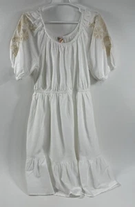 NWOT Knox Rose Layered Prairie Dress Women's L White Off Shoulder Emboidery - Picture 1 of 9