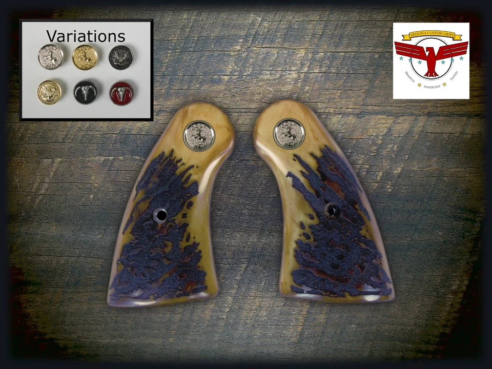 COLT PYTHON MAGNA-TUSK™ GRIPS – AGED STAG - Image 1 of 1