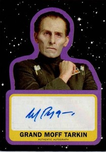 2017 Topps Star Wars Journey To The Last Jedi Purple Parallel Autographs Wayne P