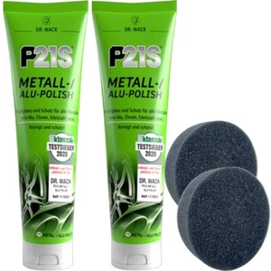 P21S Metal & Aluminium Polish Dr. Wack P21S Metal 2 x 100 ML + Pads - Picture 1 of 3