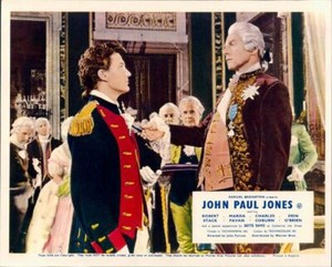 JOHN PAUL JONES ROBERT STACK ORIGINAL LOBBY CARD